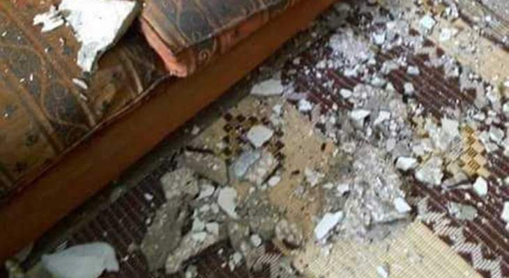 النشرة: انهيار جزء من سقف منزل في مخيم الرشيدية ولا اصابات