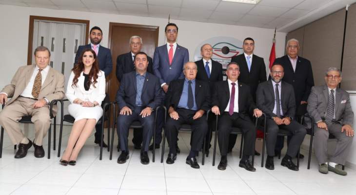 مجلس نقابة المهن البصرية في لبنان ينتخب هيئة مجلسه الجديد