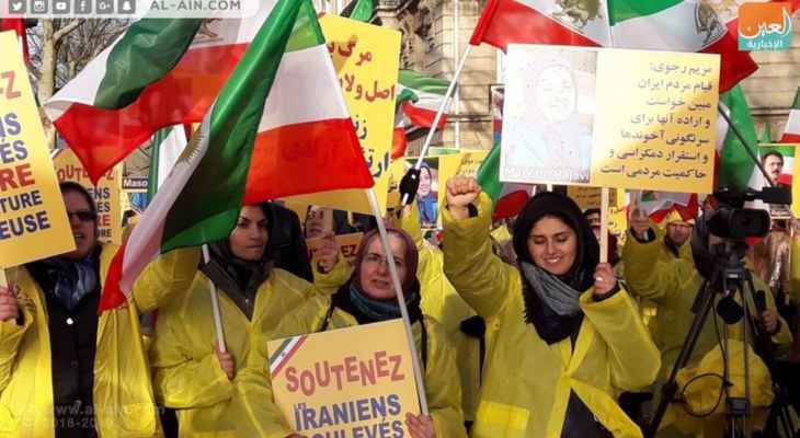12 ألف شخص تظاهروا في ستراسبورغ دعما للتحركات الاحتجاجية في إيران