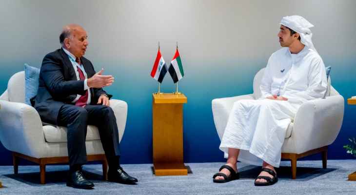 وزير خارجية الإمارات أكد لنظيره العراقي تضامن بلاده مع العراق ودعمها لأمنه واستقراره ووحدة أراضيه