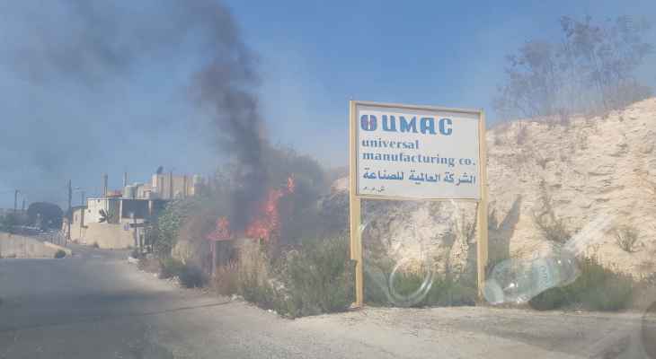 "النشرة": حريق في منطقة المصيلح قرب الرابية الخضراء