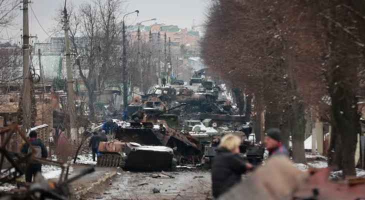 أ.ف.ب عن مسؤول الإغاثة في بوتشا الأوكرانية: عُثر على 57 جثة في مقبرة جماعية في المدينة