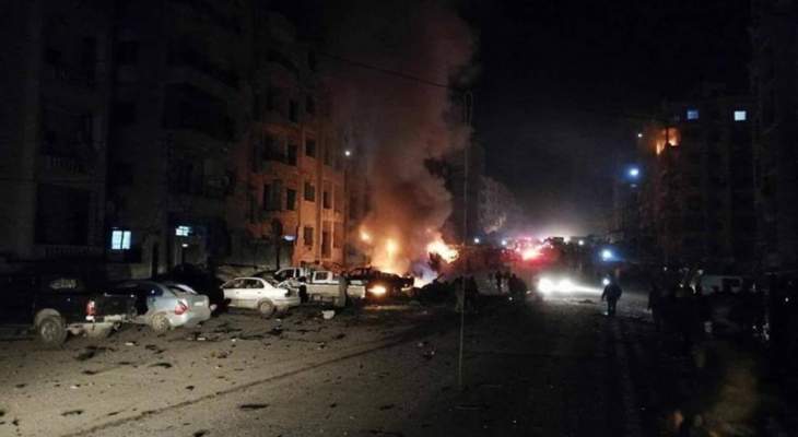 الميادين: قتلى وجرحى بانفجار سيارة مفخخة وسط مدينة الدانا شمال إدلب