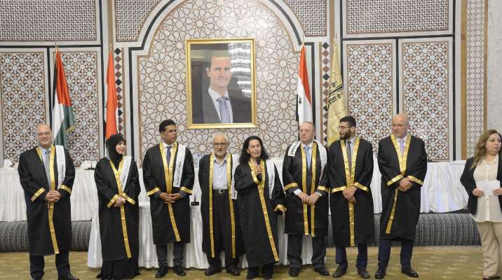جامعة الأمة العربية أقامت "محكمة عدل شعبية لأجل غزة" في دمشق