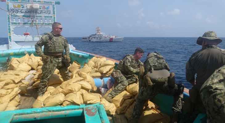 البحرية الأميركية: مصادرة شحنة هيرويين بـ85 مليون دولار في مياه الخليج