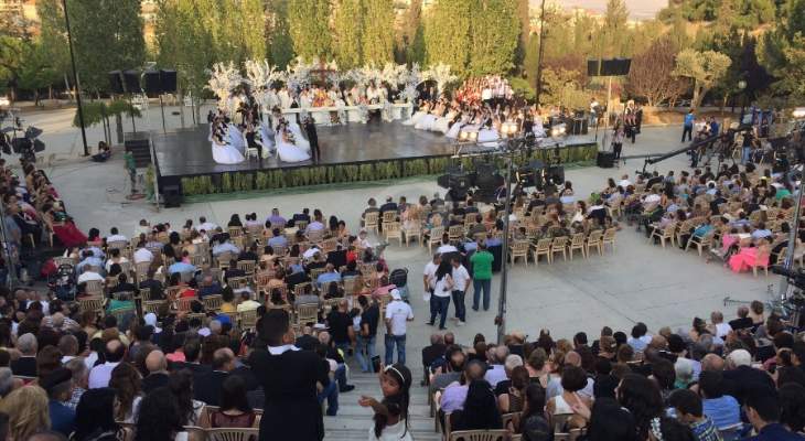مؤسسة ميشال ضاهر نظمت العرس الجماعي للسنة السادسة على التوالي بزحلة