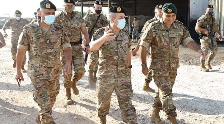 رئيس الأركان بالجيش اللبناني: لن نتوانى عن العمل في سبيل مصلحة الوطن مهما بلغت التضحيات