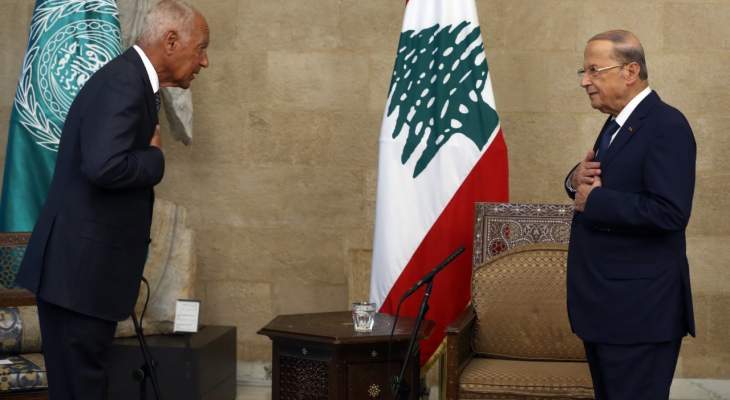 الرئيس عون: الدعوة مفتوحة الى كل الدول العربية والصديقة للمساهمة في اعادة اعمار بيروت