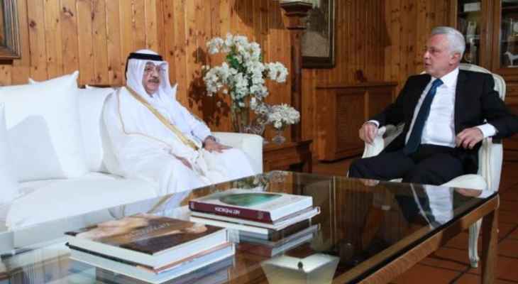 فرنجية استقبل سفير قطر وبحث بمجمل الأوضاع الراهنة والإستحقاقات المقبلة