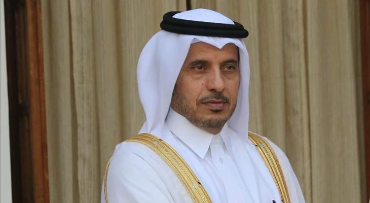رئيس وزراء قطر بحث مع وزير الخزانة الأميركية الأزمة الخليجية