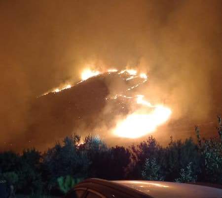 النشرة: اخماد حريق كبير في جبل المصنع