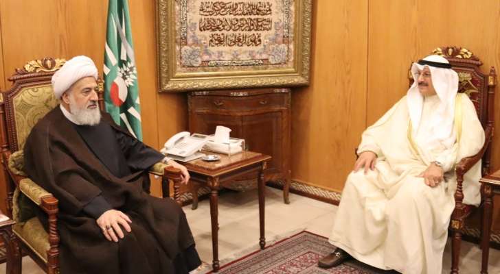 الخطيب إلتقى سفير الكويت: أشكر دولتكم على وقوفها إلى جانب لبنان في الأزمات والمحن