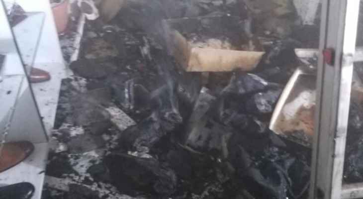 "النشرة": حريق في محل ألبسة ببلدة علي النهري وعمل عناصر الدفاع المدني على إخماده