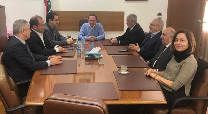  كيدانيان التقى رؤساء النقابات السياحية واتفاق على اطلاق مبادرة لاستقطاب المغترب اللبناني 