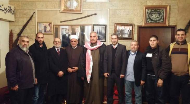 المسؤول السياسي للجماعة الاسلامية زار شيخ عشائر العرب في الناعمة