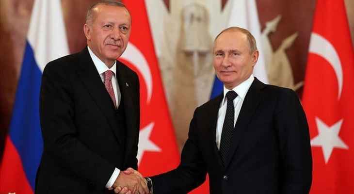 بوتين لإردوغان: التسرب من نورد ستريم هو "عمل إرهابي دولي"