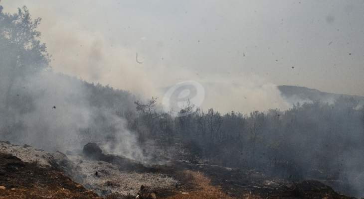 اندلاع حريق في وادي خالد بسبب ارتفاع الحرارة