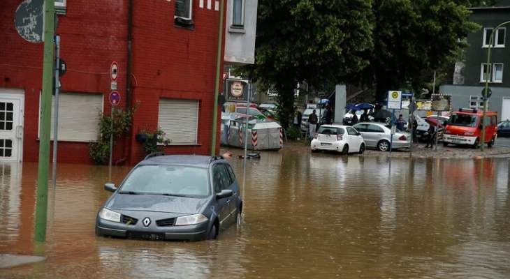 19 قتيلا على الأقل ونحو 50 مفقودا جراء الأمطار الغزيرة والفيضانات بألمانيا