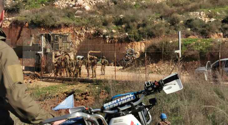 الجيش اللبناني أوقف محاولة خرق للخط الأزرق خلال الأشغال الهندسية الإسرائيلية في وادي هونين