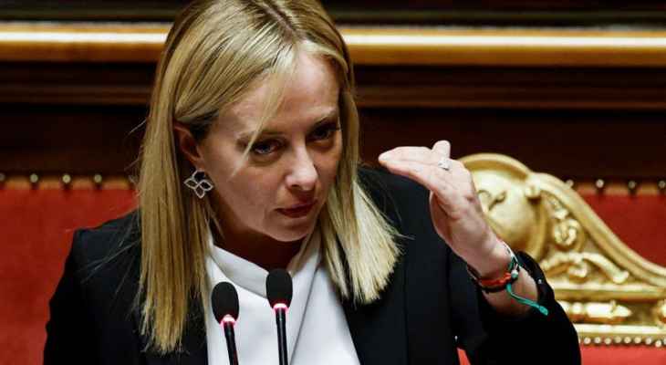 رئيسة وزراء إيطاليا تدعو لإجراء عاجل من الاتحاد الأوروبي بعد تحطم قارب مهاجرين