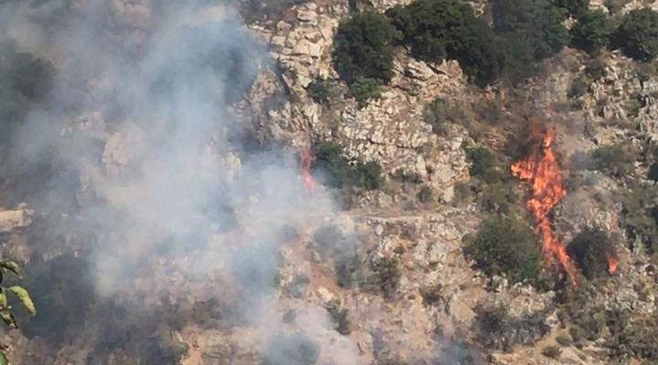 النشرة: حريق بمنطقة الوادي في شبعا والدفاع المدني يعمل على محاصرة النيران بمساعدة الاهالي