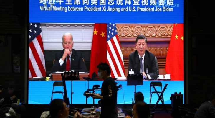 وكالة الأنباء الصينية: الرئيس الصيني أبلغ بايدن أنه سيتخذ إجراءات حاسمة إذا تخطت تايوان الخطوط الحمراء