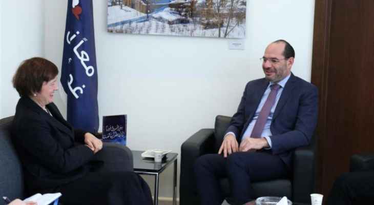 مراد التقى فرونتسكا وناقشا الأوضاع العامة على الساحتين اللبنانية والإقليمية