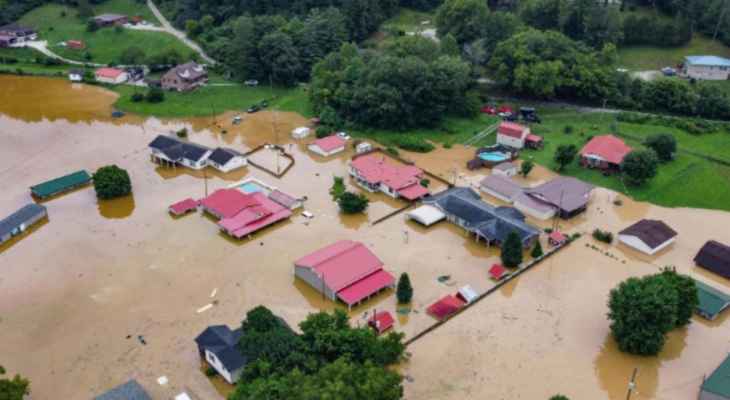 إعلان حالة الطوارئ جراء الفيضانات بعدة مناطق بولاية فرجينيا الأميركية