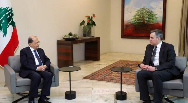 الرئاسة اللبنانية: أديب أطلع عون على الاتصالات التي أجراها ولم يقدم أي صيغة للحكومة
