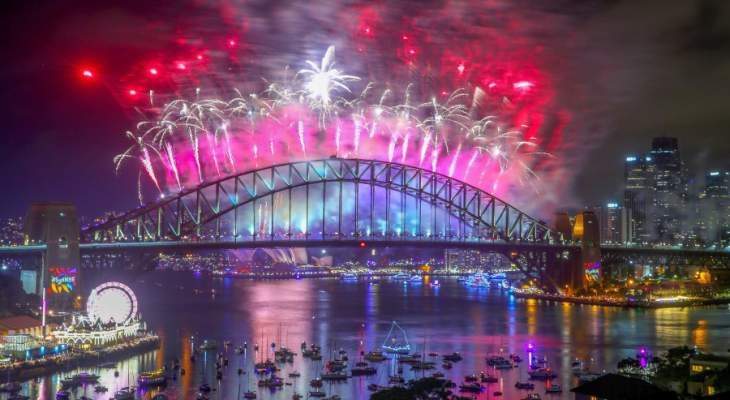 انطلاق الاحتفالات برأس السنة في أستراليا