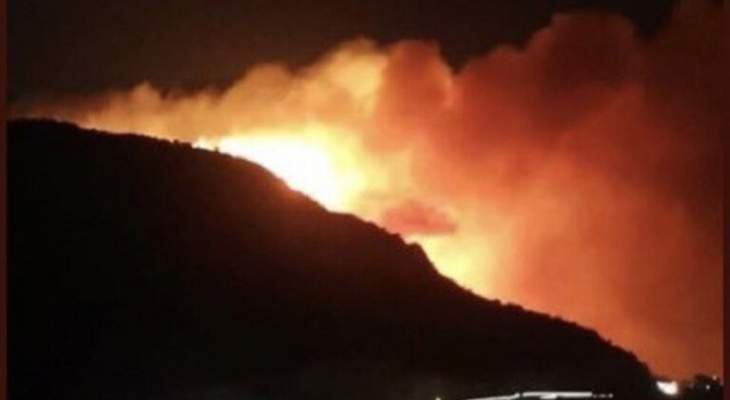 اندلاع حريق ضخم في غابات جنوب السعودية