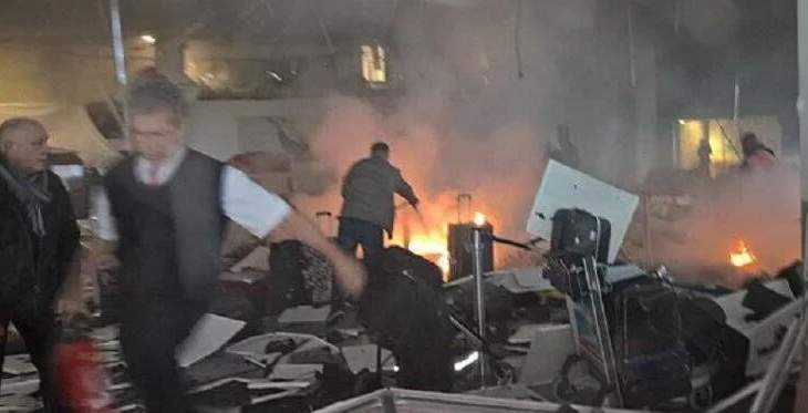 انفجاران واطلاق نار في مطار اتاتورك في اسطنبول