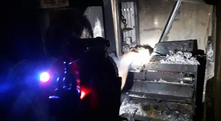 الدفاع المدني: حريق داخل فرن للمعجنات في الفوار - صيدا