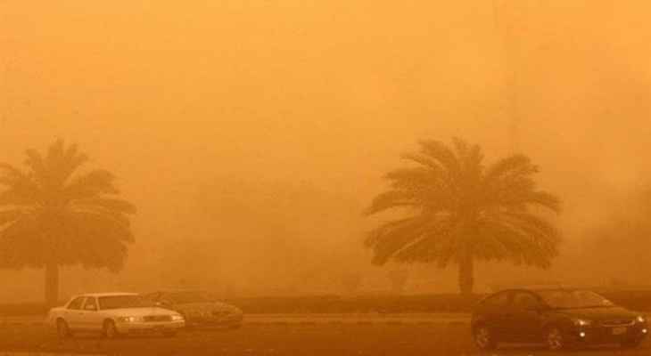 الأرصاد الكويتية والسعودية حذّرت من عواصف ترابية شديدة اليوم