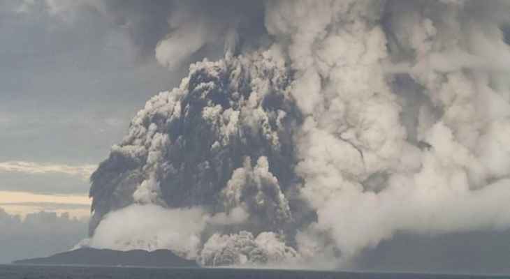 "ناسا": كمية الطاقة من ثوران بركان تونغا تجاوزت قوة قنبلة هيروشيما بمئات المرات