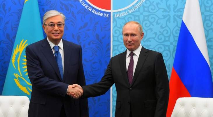 الكرملين: الرئيس الروسي بحث مع نظيره الكازاخي بالتعاون الثنائي وقضايا إقليمية