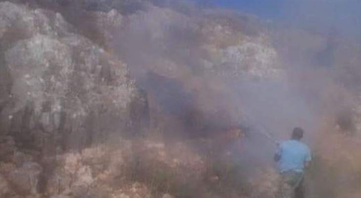 حرق كبير بخراج ميس الجبل والبلدية تناشد الدفاع المدني وأصحاب الصهاريج التدخل لإخماده