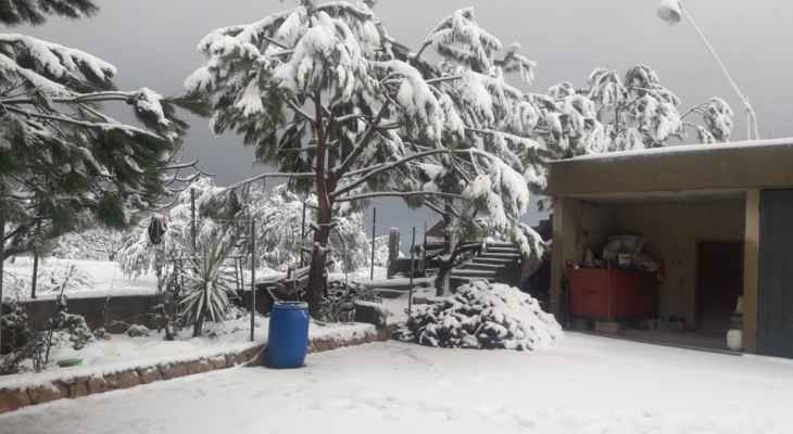 النشرة: إقفال كافة المدارس والمؤسسات في حاصبيا بسبب تراكم الثلوج