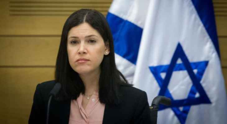 وزيرة الطاقة الإسرائيلية: تهديدات نصرالله لم يكن لها تأثير على اتفاق الترسيم لأن التهديد موجود دائمًا