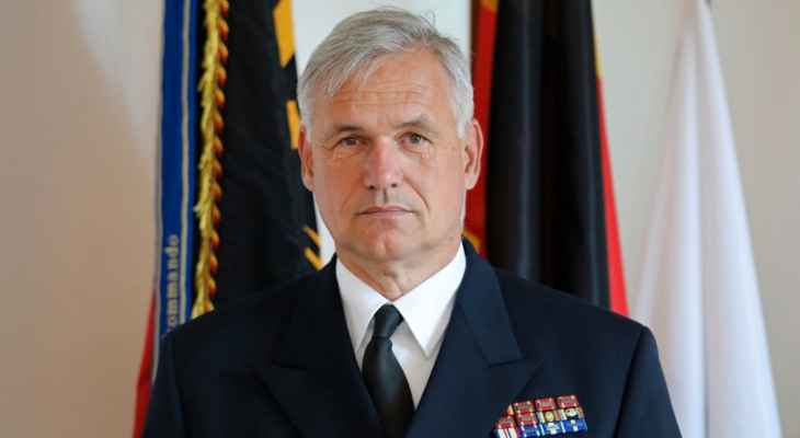 استقالة قائد البحرية الألمانية بسبب تصريحاته بشـأن أوكرانيا و"استحقاق بوتين للاحترام"