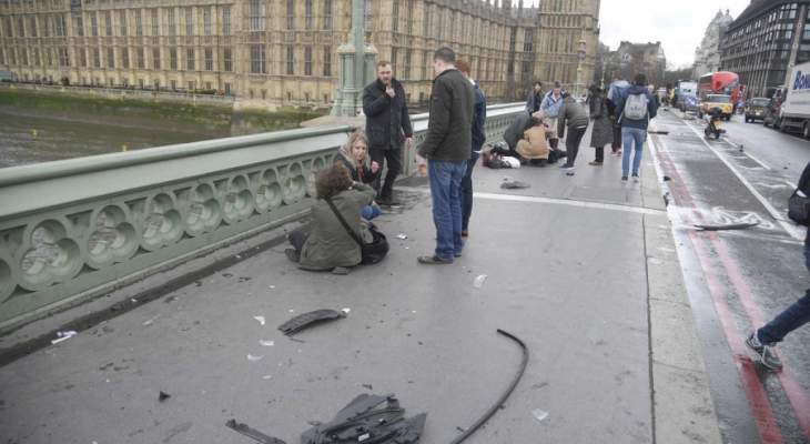 وسائل اعلامية بريطانية: الإصابات على جسر ويستمنستر ناجمة عن عملية دهس