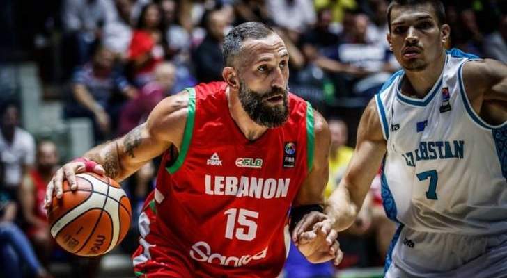 فوز منتخب لبنان على كازاخستان بنتيجة 96-74 في بطولة آسيا لكرة السلة