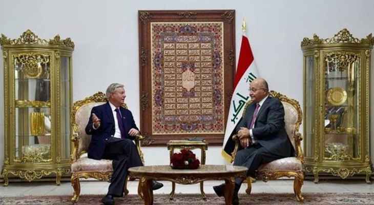 الرئيس العراقي: علينا تخفيف حدة توترات المنطقة ونزع فتيل الأزمات عبر الحوار