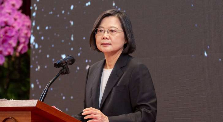 رئيسة تايوان: يجب حل قضية الجزيرة سلميًا والحرب ليست خيارًا