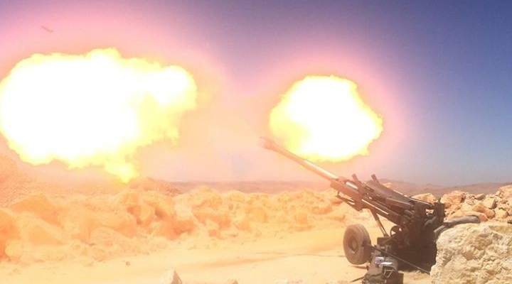 النشرة: مدفعية الجيش تستهدف مواقع داعش في جرود راس بعلبك - خربة داوود