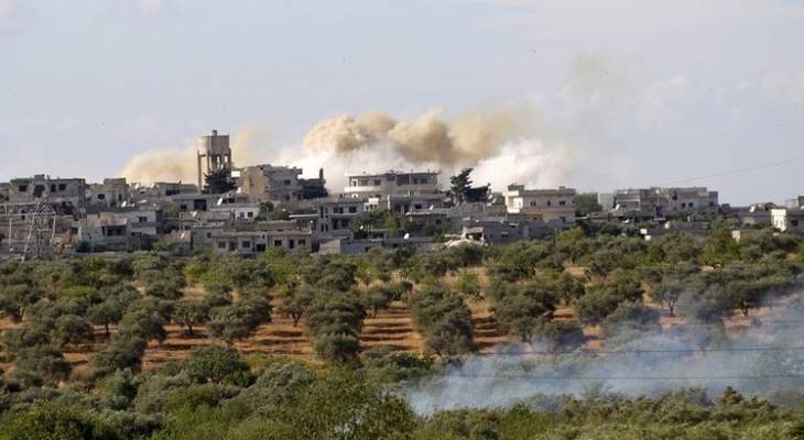 4 قتلى في غارات يعتقد أنها روسية على بلدة الهبيط بريف إدلب