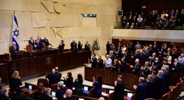 الكنيست الاسرائيلي يتبنى مشروع قانون &quot;الدولة القومية&quot; بتأييد 62 صوتاً