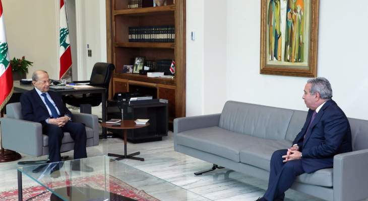 الرئيس عون استقبل وزير السياحة والشؤون الاجتماعية