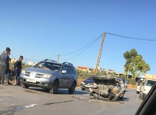 جريحان بحادث سير على طريق الضنية- طرابلس عند مفرق علما