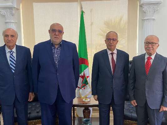 حمدان التقى سفير الجزائر: أهل الجزائر كانوا دائماً السباقين إلى التضحية بكل ما يملكون من مال ودم